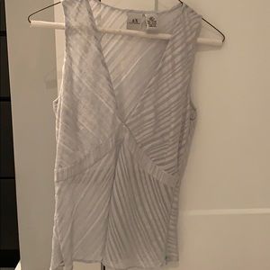 Armani Exchange sleeveless v-neck summer blouse